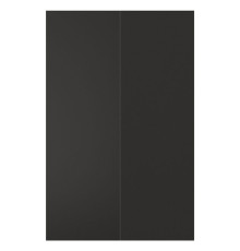 Двери шкафа 2 шт, антрацит матовый NICKEBO 205.377.26