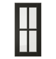 Стеклянная дверь, черная BODBYN 205.686.09