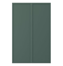 Drz sza nar 2 szt, ciemny szarozielony ASPUDDEN 605.953.71