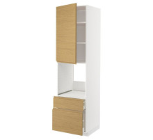 In sz n pie dr/2fr/medium/in sz, белый/Воксторп под дуб МЕТОД / МАКСИМЕРА 095.390.48