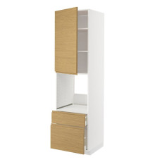 In sz n pie dr/2fr/medium/in sz, белый/Воксторп под дуб МЕТОД / МАКСИМЕРА 095.390.48