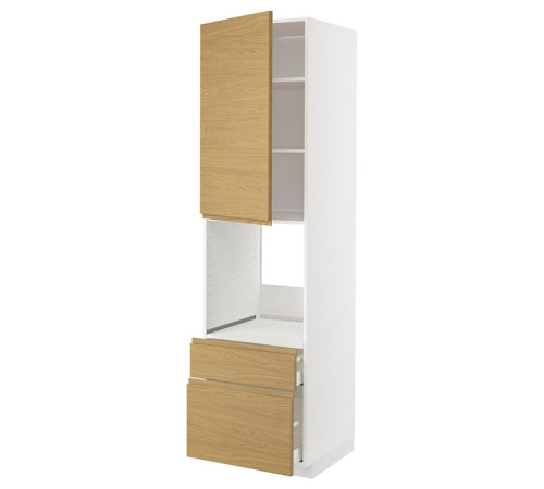 In sz n pie dr/2fr/medium/in sz, белый/Воксторп под дуб МЕТОД / МАКСИМЕРА 095.390.48