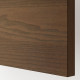 Sza st pł/3fr/3szu, biały/Stensta ciemno brązowa okleina jesionowa METOD / MAXIMERA 095.745.98