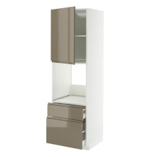 In sz n pie dr/2fr/medium/in sz, белый/Voxtorp глянец темно-серо-коричневый МЕТОД / MAXIMERA 095.774.41