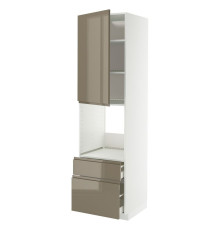 In sz n pie dr/2fr/medium/in sz, белый/Voxtorp глянец темно-серо-коричневый МЕТОД / MAXIMERA 095.774.55