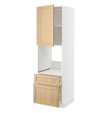 In sz n pie dr/2fr/medium/in sz, белый/дуб Форсбака МЕТОД / MAXIMERA 195.095.12