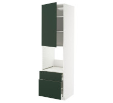 In sz n pie dr/2fr/medium/in sz, white/Havstorp deep green METOD / MAXIMERA 195.569.09