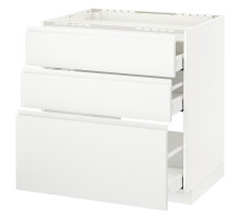 Sz stj pł/3fr/3szu, белый/Воксторп матовый белый МЕТОД / МАКСИМЕРА 291.127.90