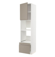 In sz n pie/pie kom dr/2 sz, белый/Упплёв матовый темно-бежевый МЕТОД / MAXIMERA 294.925.30
