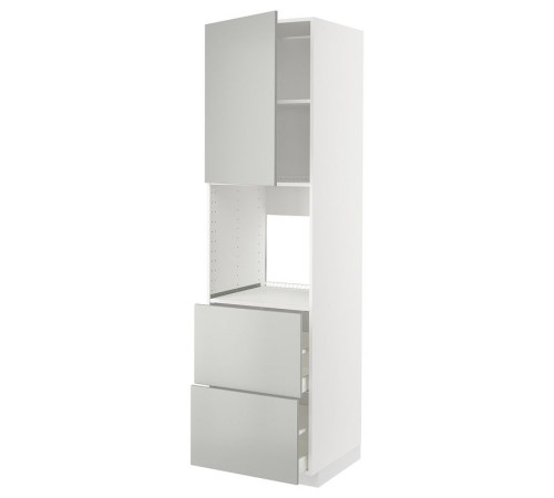 W sz n pie dr/2fr/2w szu, biały/Havstorp jasnoszary METOD / MAXIMERA 295.393.87