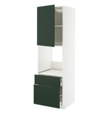 In sz n pie dr/2fr/medium/in sz, white/Havstorp deep green METOD / MAXIMERA 295.573.00