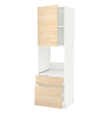 In sz n pie dr/2fr/medium/in szu, белый/Аскерсунд имитация светлого ясеня МЕТОД / MAXIMERA 394.554.24