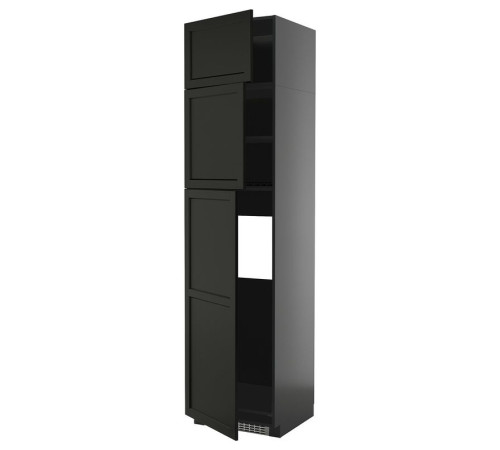 W sz d lod z 3 drz, czarnoszary/Lerhyttan bejcowane na czarno METOD 395.882.64