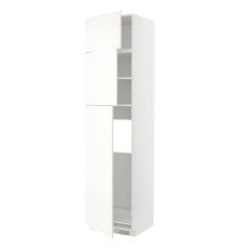 Холодильник W d с 3 дверцами, белый/Vallstena white METOD 495.073.66