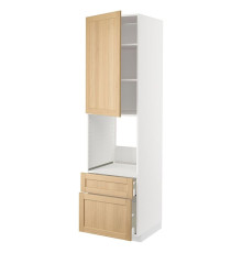 In sz n pie dr/2fr/medium/in sz, белый/дуб Форсбака МЕТОД / MAXIMERA 495.095.15