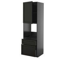 In sz n pie dr/2fr/medium/in sz, black-gray/Lerhyttan stained black METOD / KNIVSHULT 495.883.48
