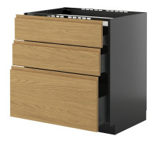 Имитация дуба Black grey/Voxtorp METOD / KNIVSHULT 495.898.85