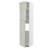W sz d lod z 3 drz, biały/Stensund jasnozielony METOD 594.873.82
