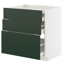 Sz st pł/3fr/3szu, белый/Хавсторп темно-зеленый МЕТОД / МАКСИМЕРА 595.576.19