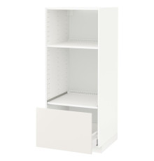 Высокий шкаф для встраиваемой бытовой техники, белый/Veddinge white METOD / MAXIMERA 599.237.12