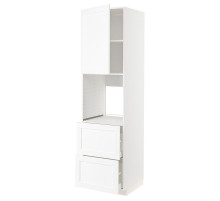 W sz n pie dr/2fr/2w szu, biały Enköping/biały imitacja drewna METOD / MAXIMERA 794.735.72