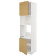 Высокий шкаф для встраиваемой бытовой техники, белый/под дуб Voxtorp, METOD 795.383.33
