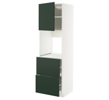 W sz n pie dr/2fr/2w szu, biały/Havstorp głęboki zielony METOD / MAXIMERA 795.568.69