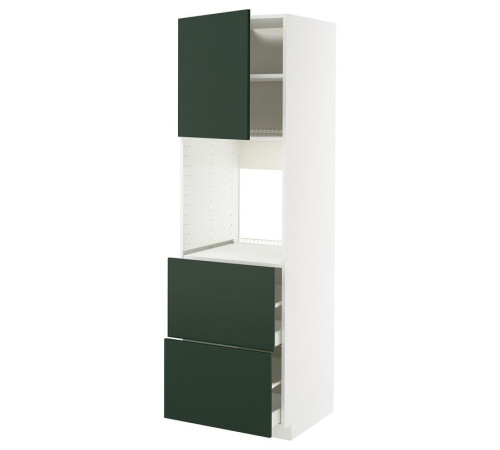 W sz n pie dr/2fr/2w szu, biały/Havstorp głęboki zielony METOD / MAXIMERA 795.568.69