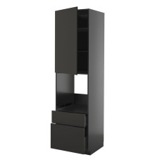 W sz n pie dr/2fr/medium/wszu, черно-серый/Nickebo матовый антрацит МЕТОД / KNIVSHULT 795.899.16