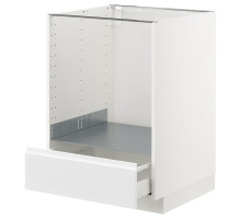 Sz stj piek z szu, biały/Voxtorp połysk/biel METOD / MAXIMERA 892.549.94