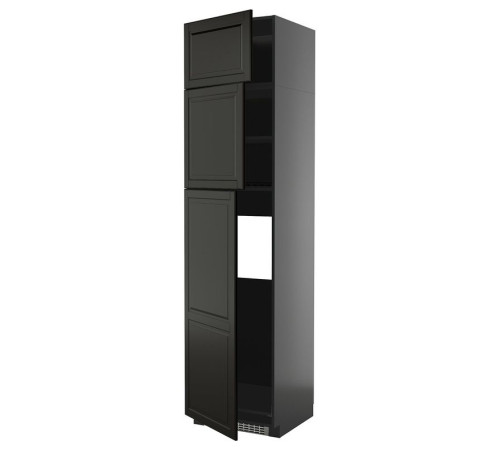 W sz d lod z 3 drz, czarnoszary/Bodbyn czarny METOD 895.880.06