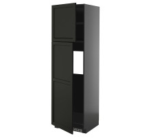 Sza wys lod z 2 drz, czarnoszary/Lerhyttan bejcowane na czarno METOD 895.886.57