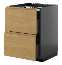 Имитация дуба Black grey/Voxtorp METOD / KNIVSHULT 895.898.12