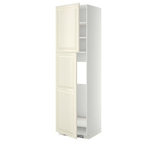 Sza wys lod z 2 drz, biały/Bodbyn kremowy METOD 994.618.51