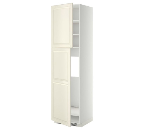Sza wys lod z 2 drz, biały/Bodbyn kremowy METOD 994.618.51