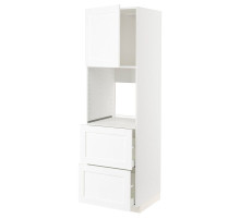 W sz n pie dr/2fr/2w szu, biały Enköping/biały imitacja drewna METOD / MAXIMERA 994.735.71
