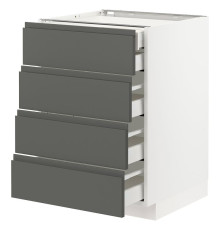 Sz stj 4fr/2n/3dsr szu, белый/Воксторп темно-серый МЕТОД / МАКСИМЕРА 093.099.38