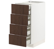 Sza stj 4fr/2n/3śr szu, biały/Sinarp brązowy METOD / MAXIMERA 094.040.68