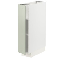 Szafka st/półki, biały/Stensund jasnozielony METOD 094.863.61