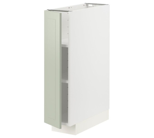 Szafka st/półki, biały/Stensund jasnozielony METOD 094.863.61