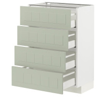 Sza st 4fr/4szu, белый/Стенсунд салатовый МЕТОД / МАКСИМЕРА 094.867.28