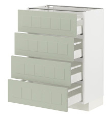Sza st 4fr/4szu, белый/Стенсунд салатовый МЕТОД / МАКСИМЕРА 094.867.28