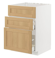 Sz stj zl+3fr/2szu, белый/дуб Форсбака МЕТОД / МАКСИМЕРА 095.091.88