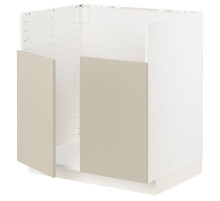 Szafka zl pod TALLSJÖN, biały/Havstorp beżowy METOD 095.504.65