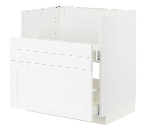 Szafka zl pod TALLSJÖN, biały Enköping/biały imitacja drewna METOD / MAXIMERA 095.509.84