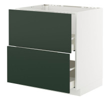 Sz stj zl+2fr/2szu, biały/Havstorp głęboki zielony METOD / MAXIMERA 095.566.17