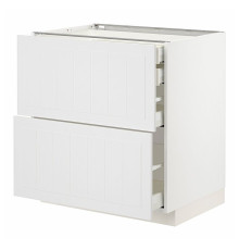 Sz stj 2fr/2n/w szu, белый/Стенсунд белый МЕТОД / МАКСИМЕРА 194.094.71