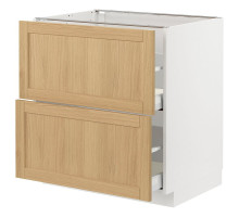 Sz stj 2fr/2w szu, белый/Дуб Форсбака МЕТОД / МАКСИМЕРА 195.091.40