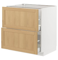 Sz stj 2fr/2w szu, белый/Дуб Форсбака МЕТОД / МАКСИМЕРА 195.091.40