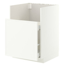 ТАЛЛЬСЁН шкаф, белый/Аспудден матовый белый МЕТОД / МАКСИМЕРА 196.242.44